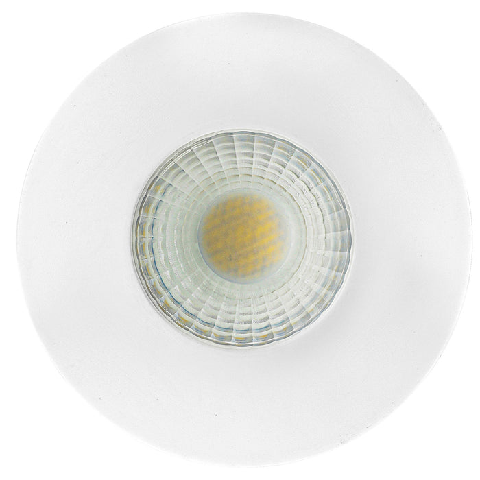 LED Ceiling Downlight Fixed Round Matt White Fire-rated Colour Changing 6 Pack - Image 4