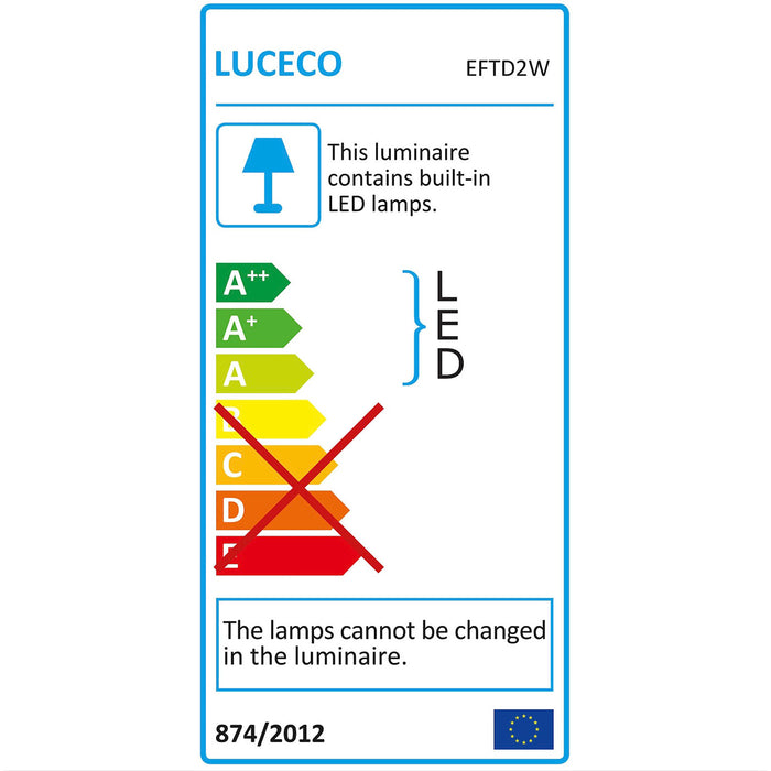 Luceco LED Downlight Recessed Fire Rated Warm White Dimmable IP65 60W 6 Pack - Image 3