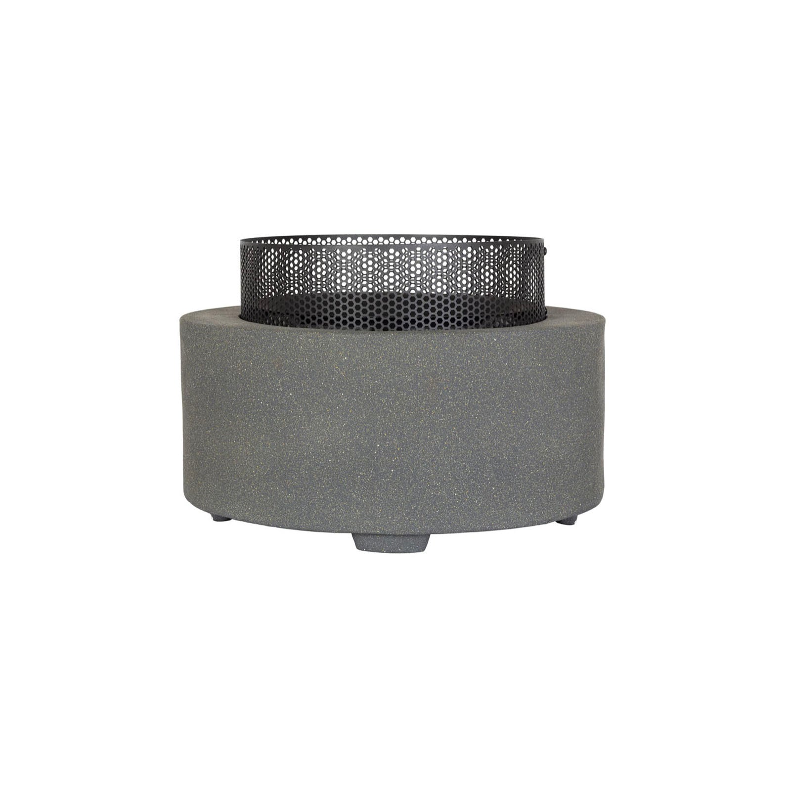 La Hacienda Firepit Wood Log Burner Outdoor Heater Oval Steel Grey 500 x 400mm - Image 3