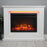 Electric Fireplace Suite White Freestanding Realistic LED Flame Effect Remote - Image 1