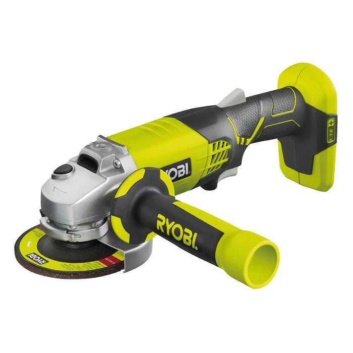 Ryobi Angle Grinder Cordless R18AG-0 Auxilary Handle Compact 18 V 115 mm Bare - Image 1