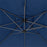 Overhanging Parasol Sun Shade Patio Garden Blue Large Cooling Umbrella 2.5m - Image 3
