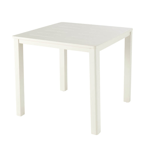 Garden Table 4 Seater Metal Portable Outdoor Patio Lightweight Modern Furniture - Image 1