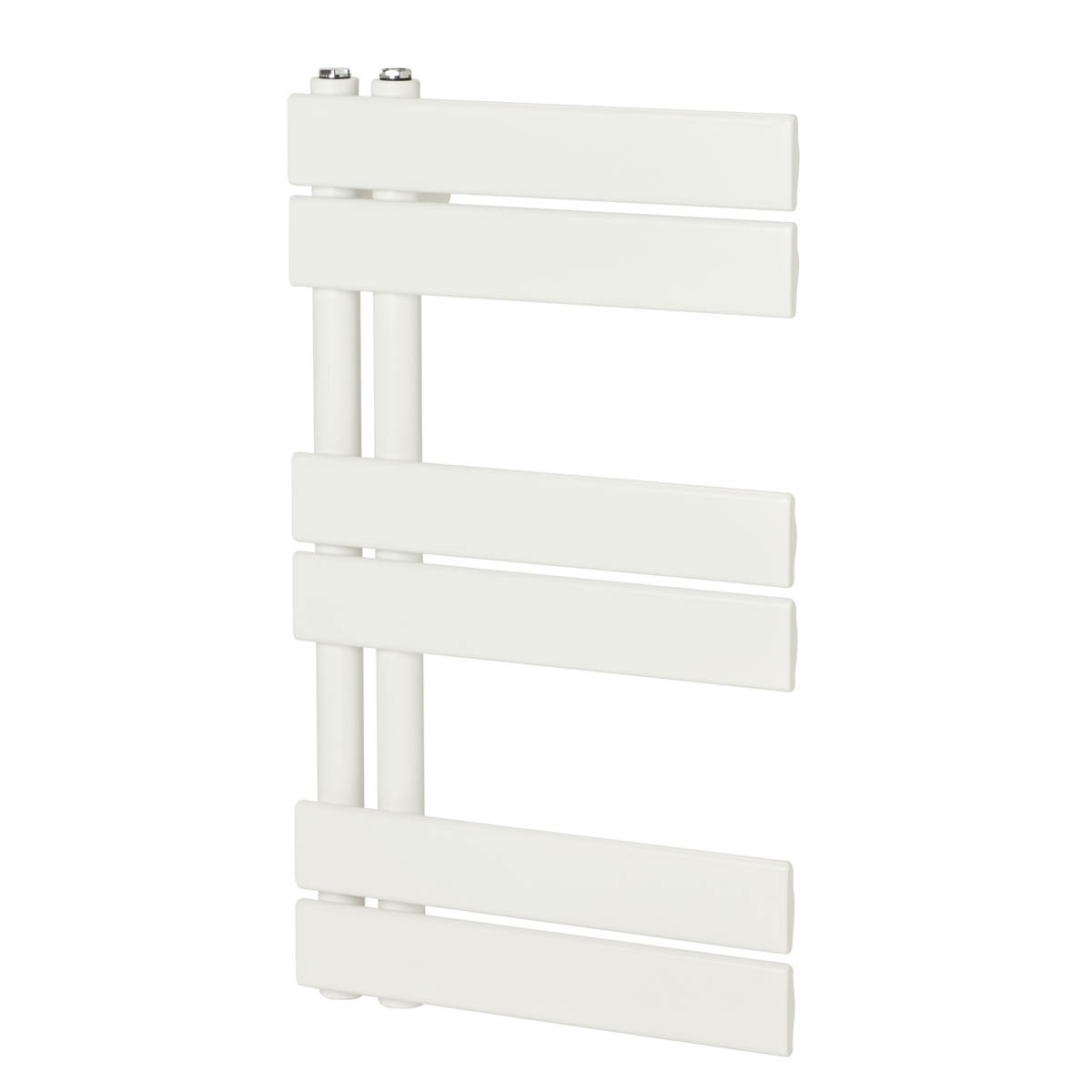 Towel Rail Radiator White Flat Vertical Bathroom Warmer Ladder (H)70x(W)40cm - Image 1