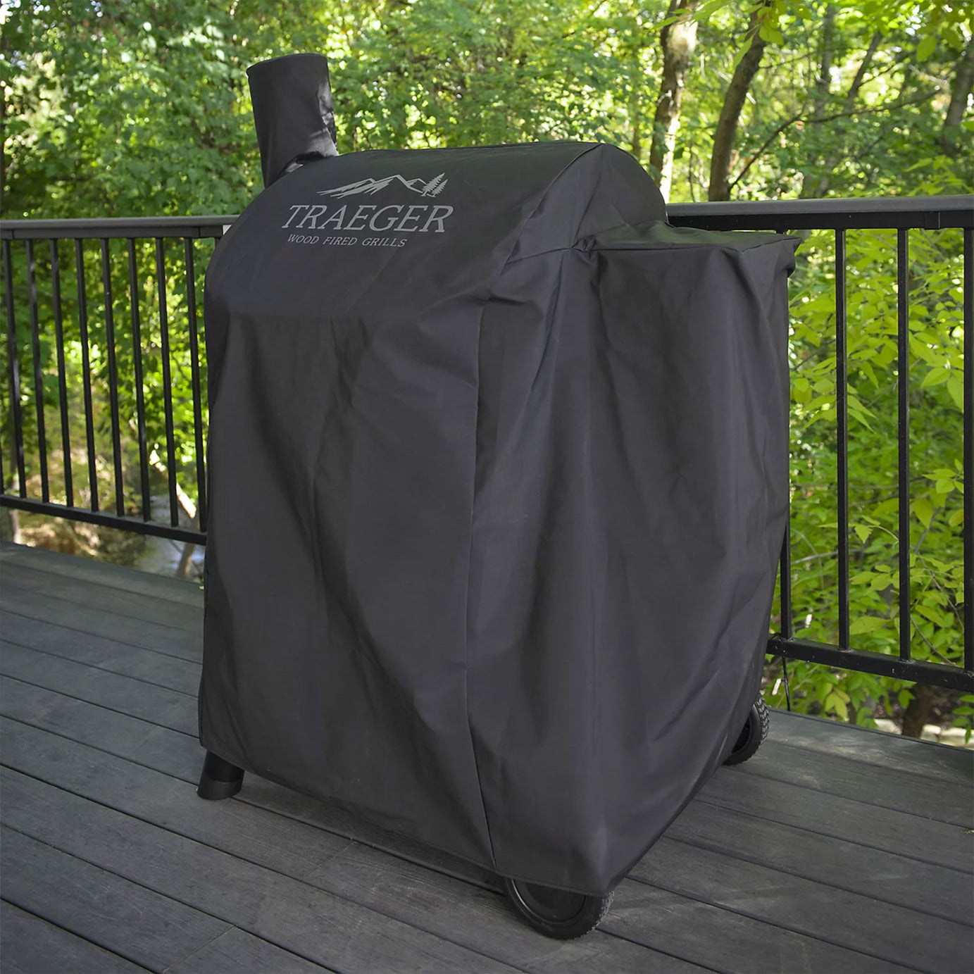 Traeger BBQ Protective Cover Black Rectangular Grill Cover 129.7cm - Image 4