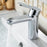 Basin Mono Mixer Tap Chrome Full Turn Operation Bathroom Sink Single Lever Brass - Image 3