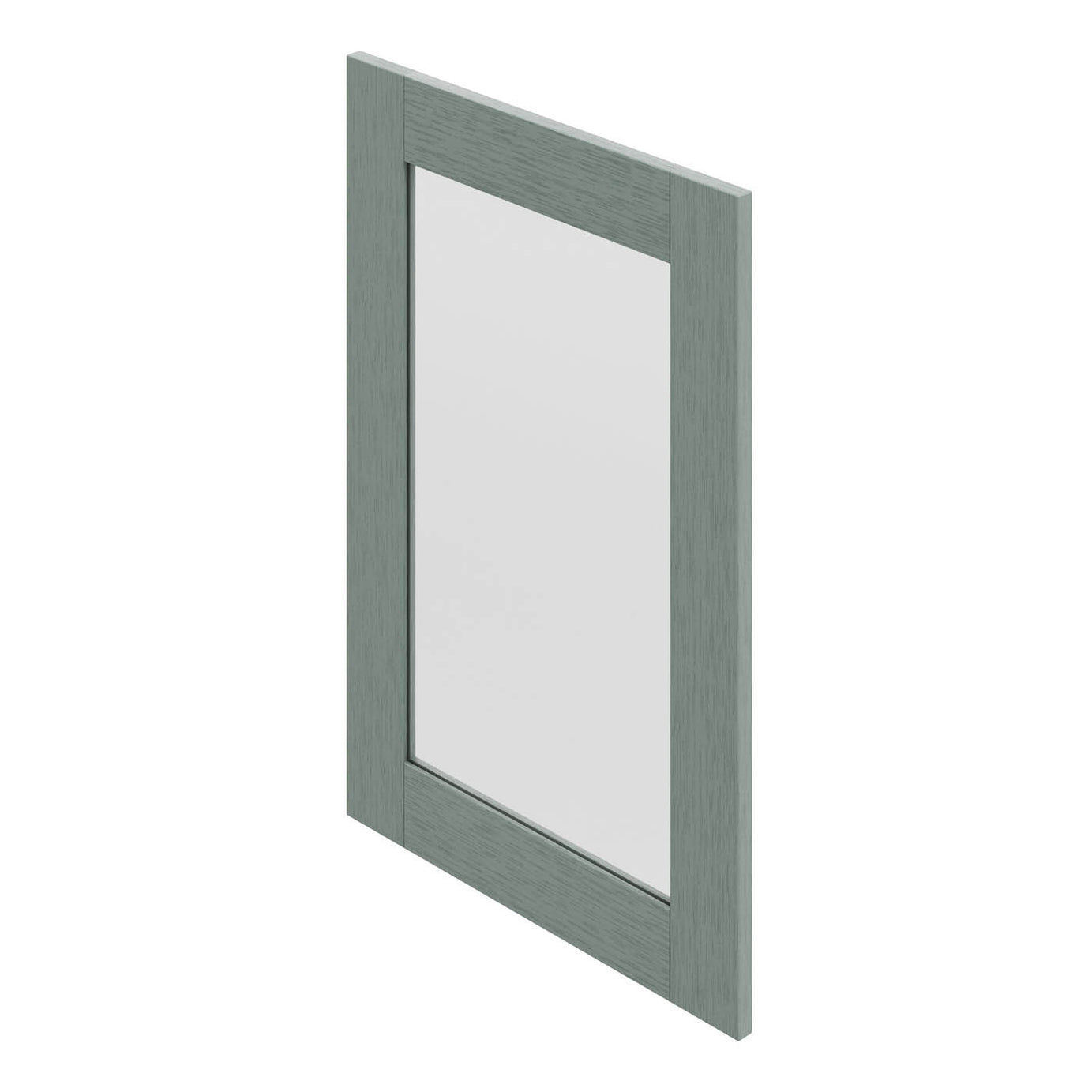 GoodHome Alpinia Matt reed green wood effect Shaker Glazed Cabinet door (W)500mm (H)715mm (T)18mm - Image 4