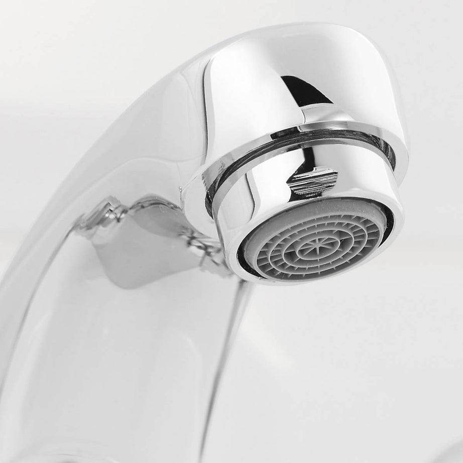 Basin Tap Mono Mixer Brass Dual Lever ¼ Turn Bathroom Wash Sink Faucet - Image 5