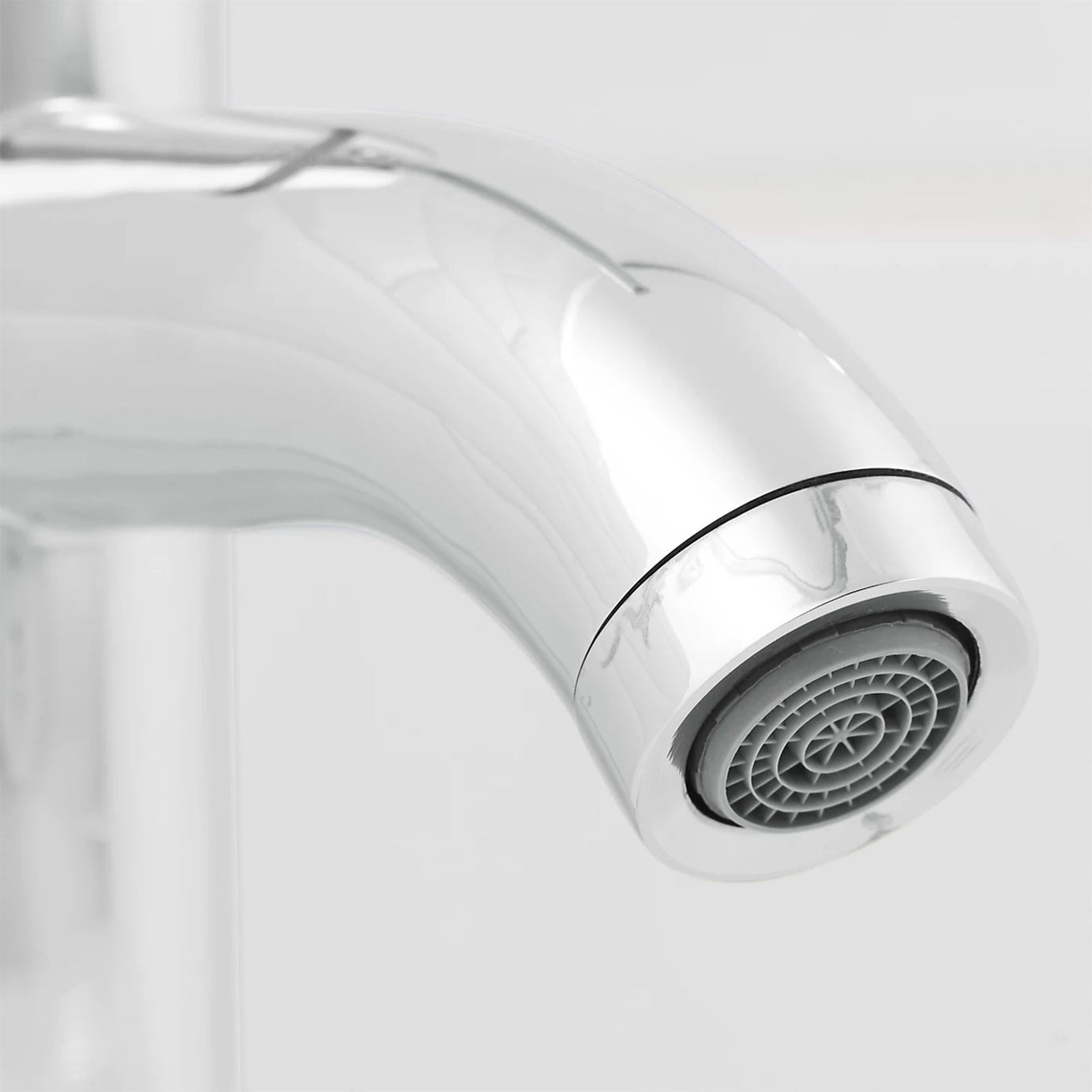 GoodHome Hoffell Basin Mono Mixer Tap Chrome Brass 1 Lever Bathroom Tap - Image 3