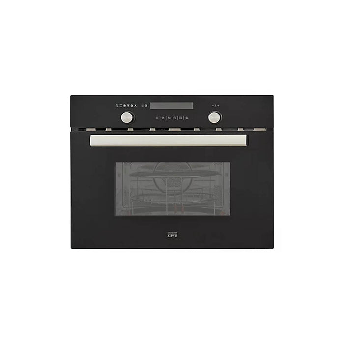 Built In Electric Oven Compact Black Fan Cooled Full Grill Single 44L 3350W - Image 4