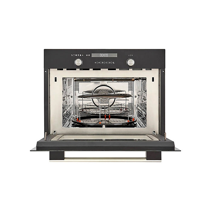 Built In Electric Oven Compact Black Fan Cooled Full Grill Single 44L 3350W - Image 5