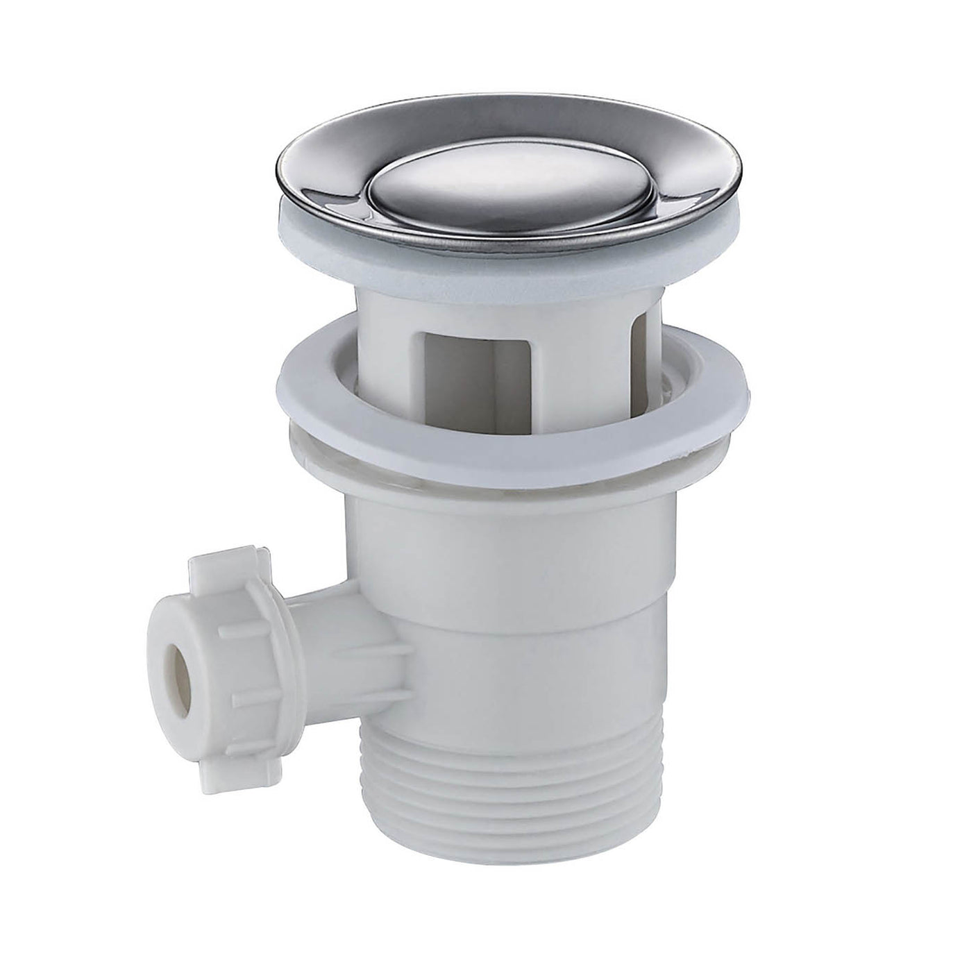 Bathroom Basin Mixer Tap Mono Tall Chrome Finish Single Lever Round Modern - Image 7