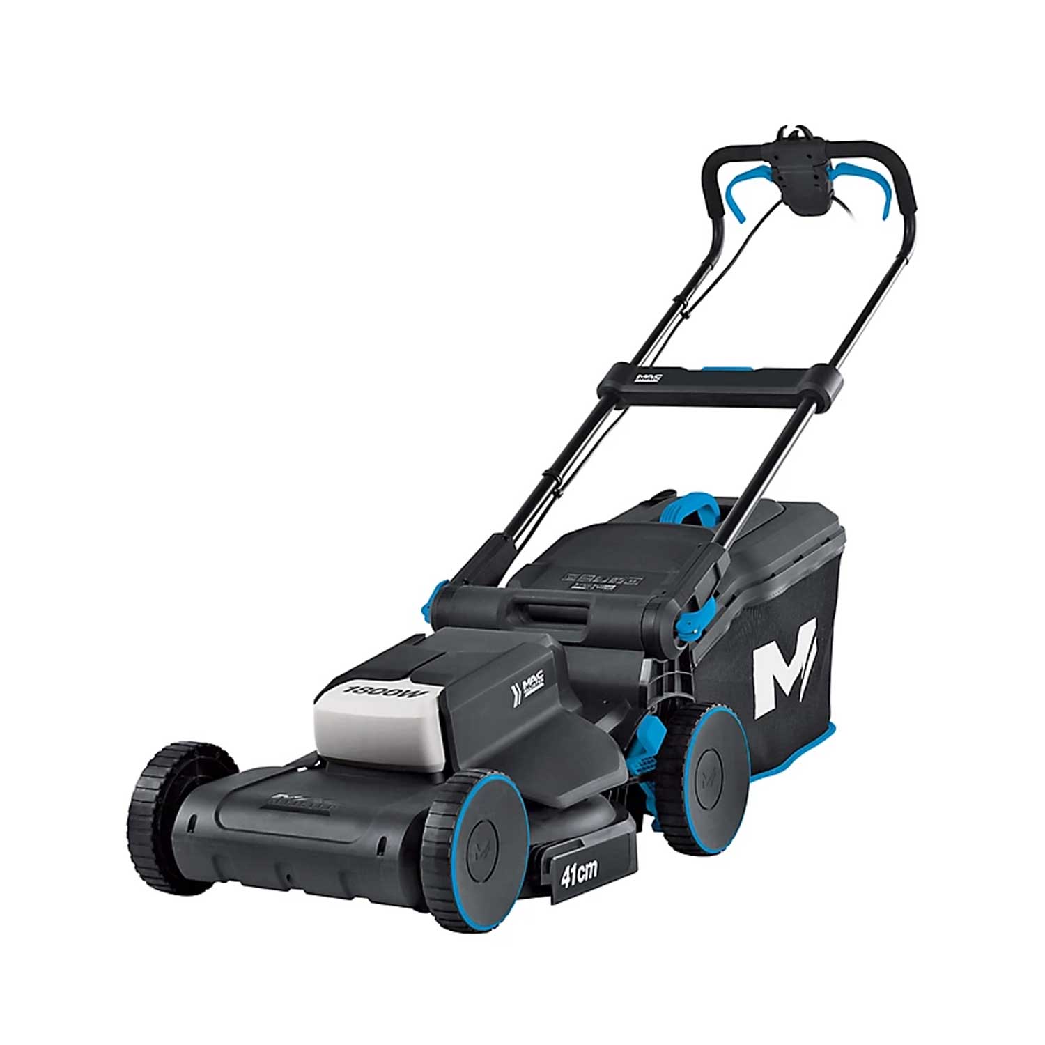 Mac Allister Lawnmower Electric MLM1841 Rotary 41cm Garden Grass Cutter 1800W - Image 1