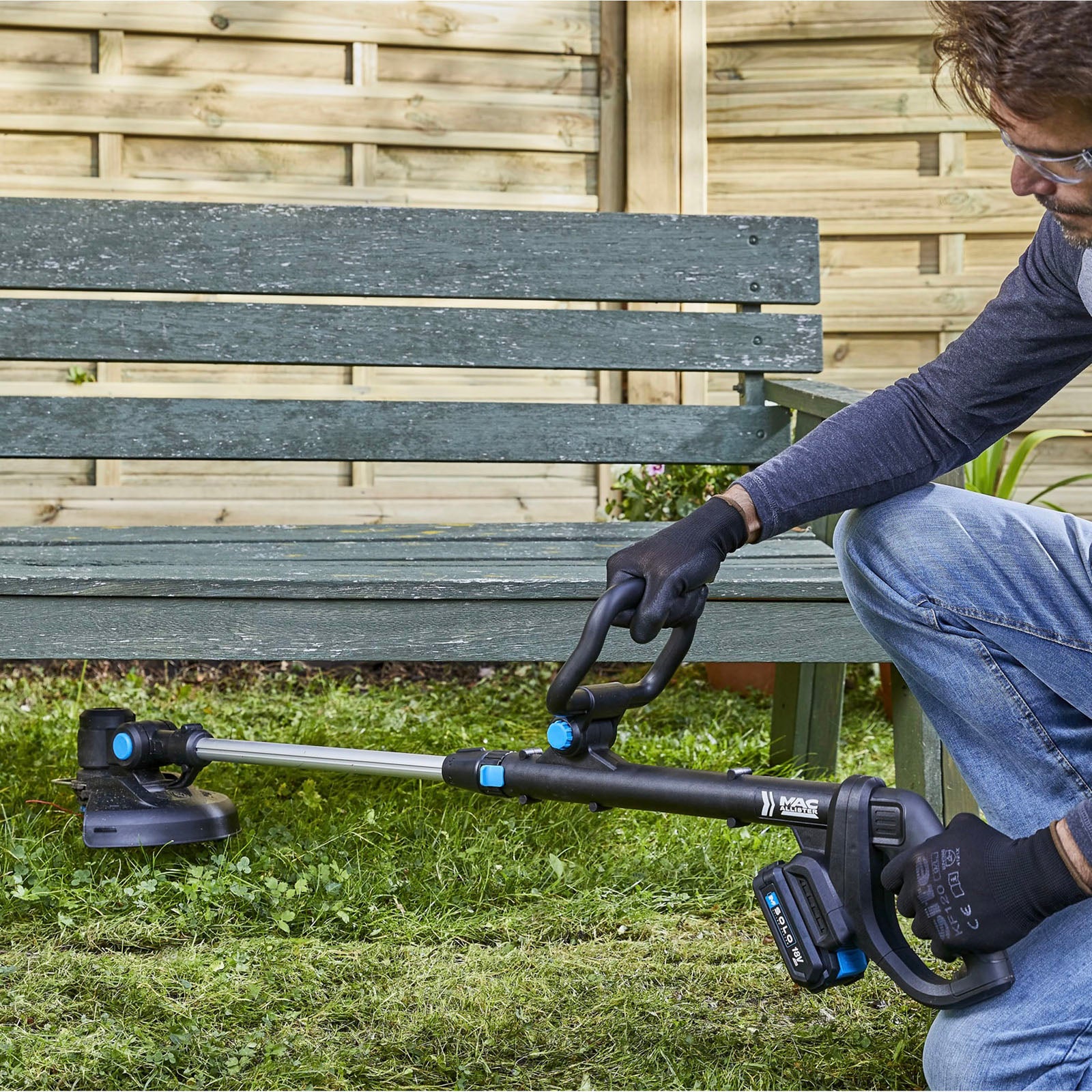 Mac Allister Grass Trimmer Cordless 18V 2Ah Li-ion MGT1825-Li 250mm Cutter - Image 2