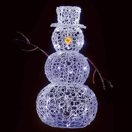 Christmas LED Snowman Light Decoraction 6W 31V Multicoloured Round Freestanding - Image 1