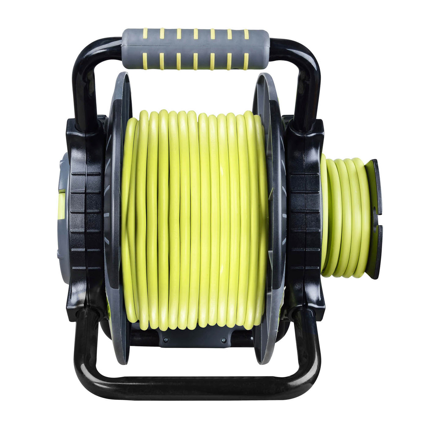 Masterplug IP54 Rated Reverse Anti Twist 1 socket Grey & green Indoor & outdoor Cable reel, 30m - Image 5