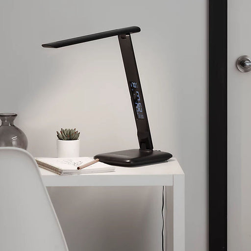 LED Table Lamp Portable Light Modern Black Matt Dimmable Adjustable Height IP20 - Image 1