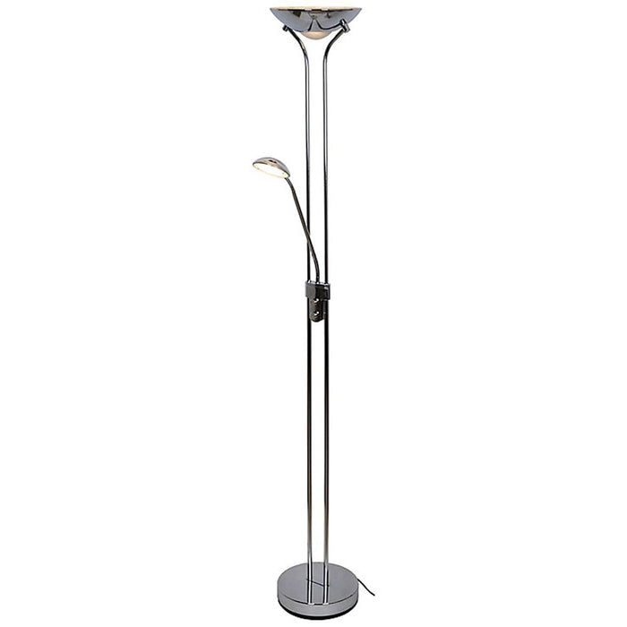 Floor Lamp 2 Light Tall Warm White Dimmable Modern Metal Uplighter Indoor 1.8m - Image 5