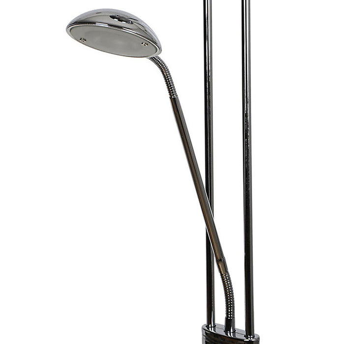 Floor Lamp Led Chrome Mother And Child Warm White 1200lm Metal Dimmable (H)1.8m - Image 7