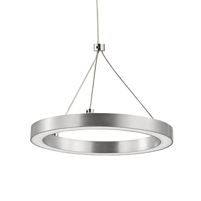 LED Pendant Ceiling Light 3 Way Chrome Effect Modern Dimmable Adjustable Height - Image 4