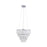 LED Ceiling Light 5 Way Pendant Adjustable G9 Crystal Chrome Living Bedroom 42W - Image 1