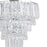 LED Ceiling Light 5 Way Pendant Adjustable G9 Crystal Chrome Living Bedroom 42W - Image 2