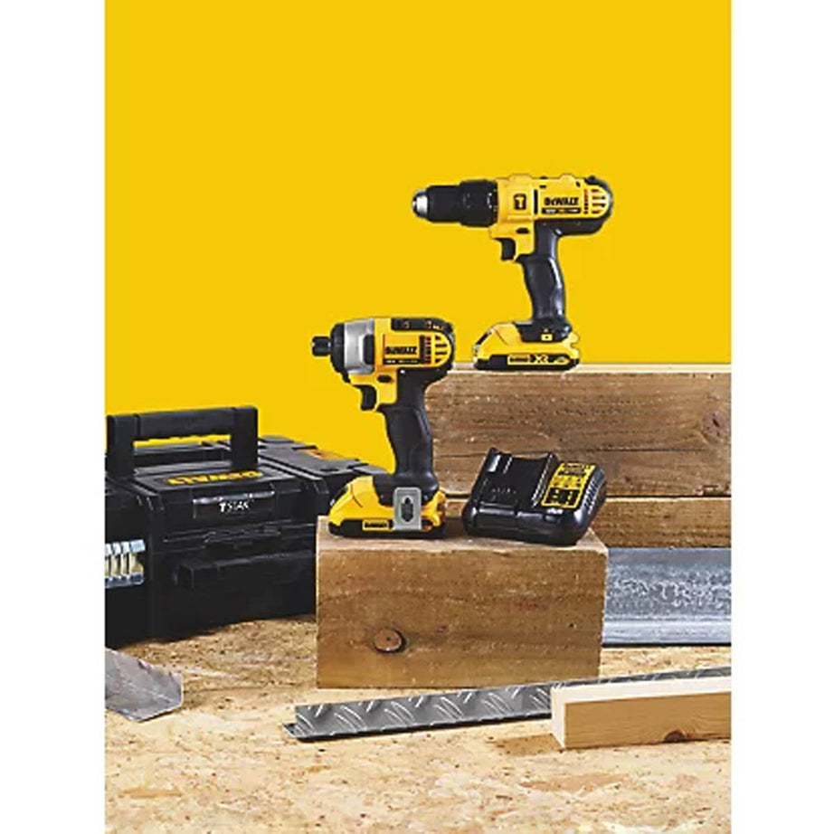 Dewalt Combi Drill And Impact Driver Cordless DCZ298M2T 18V 2x4.0A Charger Case - Image 3