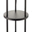 Floor Lamp Matt Black Stylish Contemporary Grey 1 Light Shelves IP20 15W 220V - Image 4