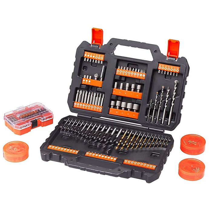 Black+Decker Screwdriver Bit Set Mixed Round Metal Wood Masonry Pack Of 304 - Image 2