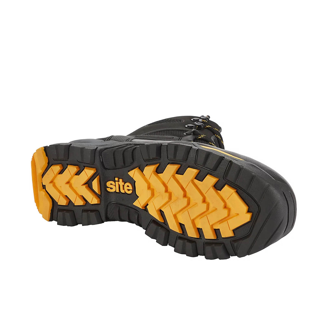Site Densham Safety Boots Black Steel Toe Work Footwear Shoes Size 8 - Image 2