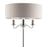 Floor Lamp Nickel Effect Elegant Modern Natural Light Shade Steel For Any Room - Image 3