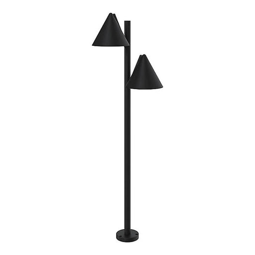 LED Post Light Garden Lamp Black 2 Way Outdoor Mains-Powered Waterproof 1.1m - Image 1