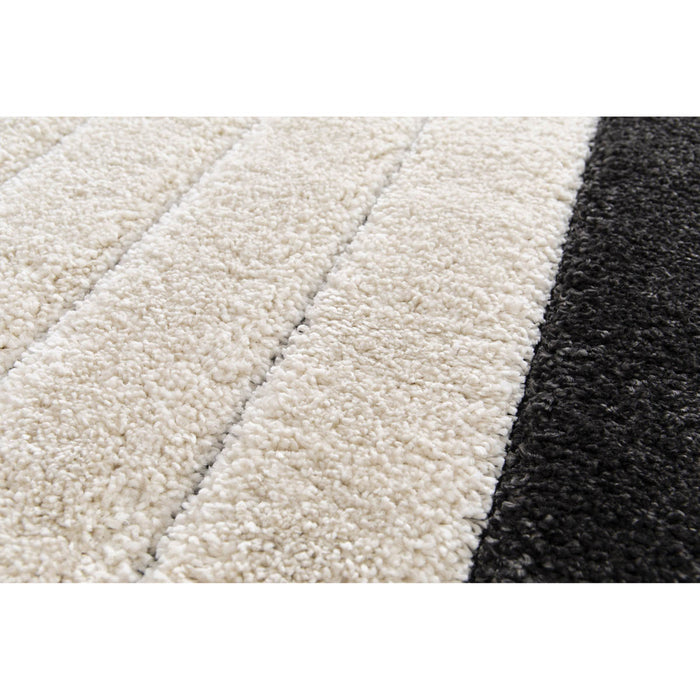 Rug Hallway Runner Medium Chios Black Indoor Waterproof (L)150cm x (W)80cm - Image 4