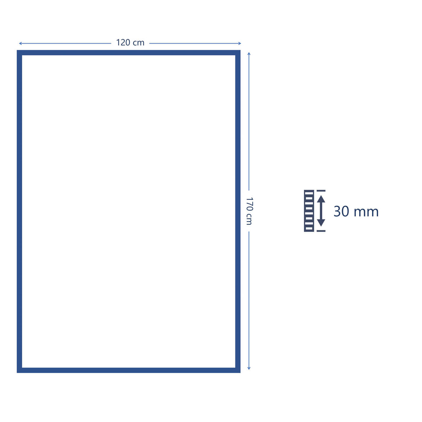 Shaggy Rug Medium Grey Hallway Runner Living Room Bedroom (L)170cm x (W)120cm - Image 4