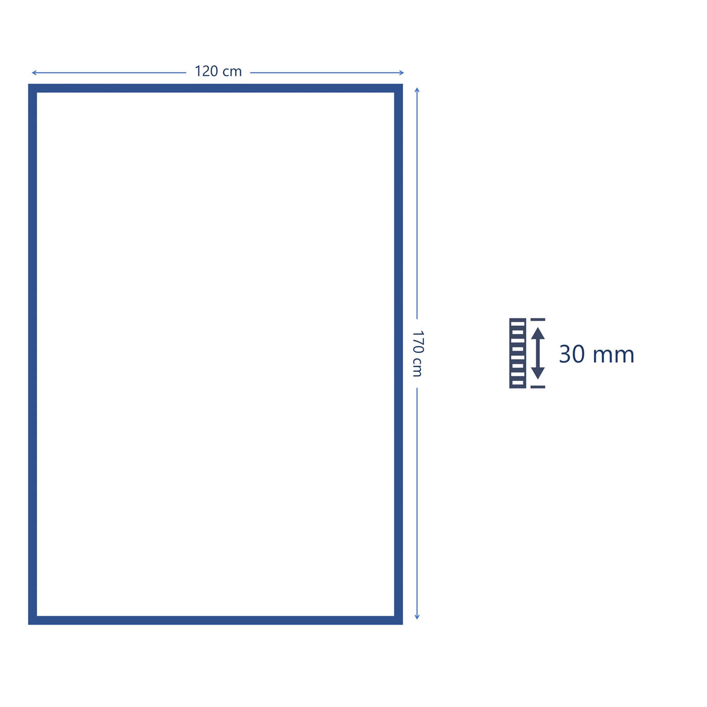 Shaggy Rug Medium Grey Hallway Runner Living Room Bedroom (L)170cm x (W)120cm - Image 4