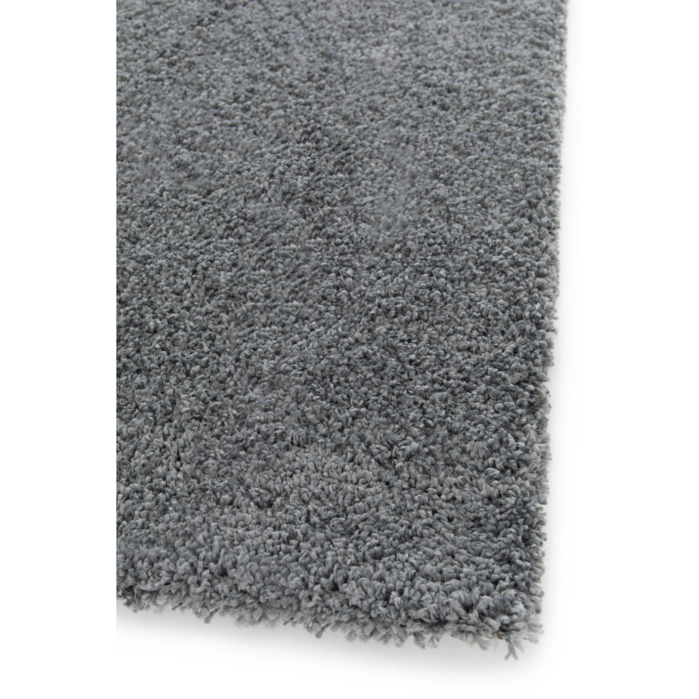 Shaggy Rug Medium Grey Hallway Runner Living Room Bedroom (L)170cm x (W)120cm - Image 5