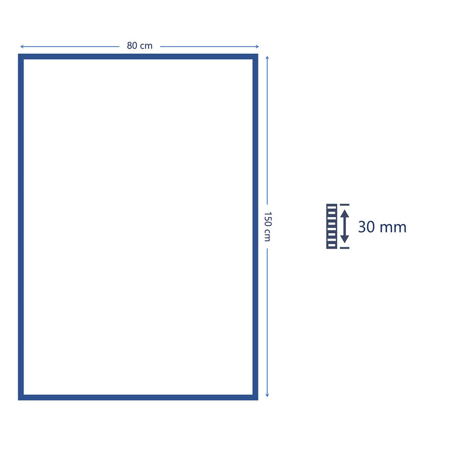 Floor Rug Shaggy Soft Medium Pale Pink Carpet Modern Rectangle (L)150 x (W)80cm - Image 4