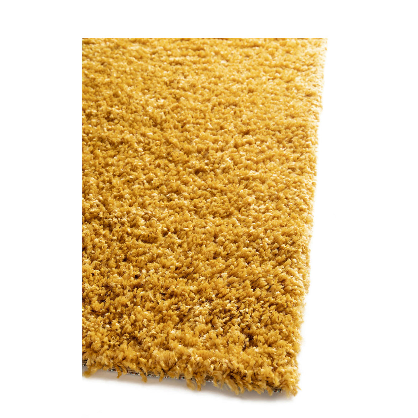 Medium Rug Yellow Soft Shaggy Indoor Latex Backing 1.2m² (L)150cm x (W)80cm - Image 6