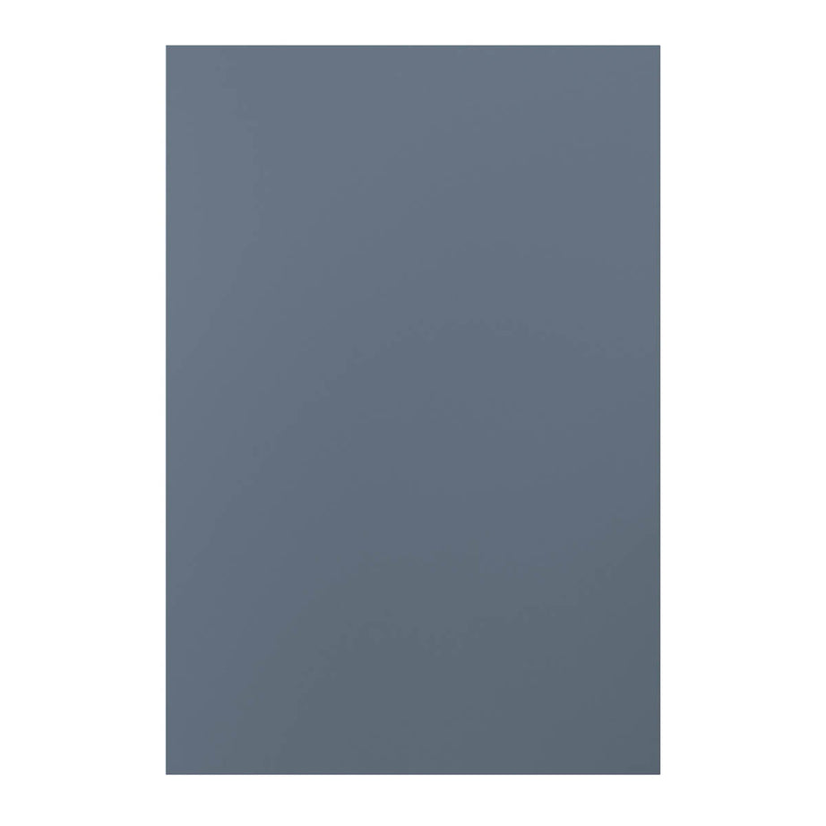 Kitchen Standard End Panel Slab Matt Blue MDF Alisma Pre-Drilled (H)870 (W)590mm - Image 1