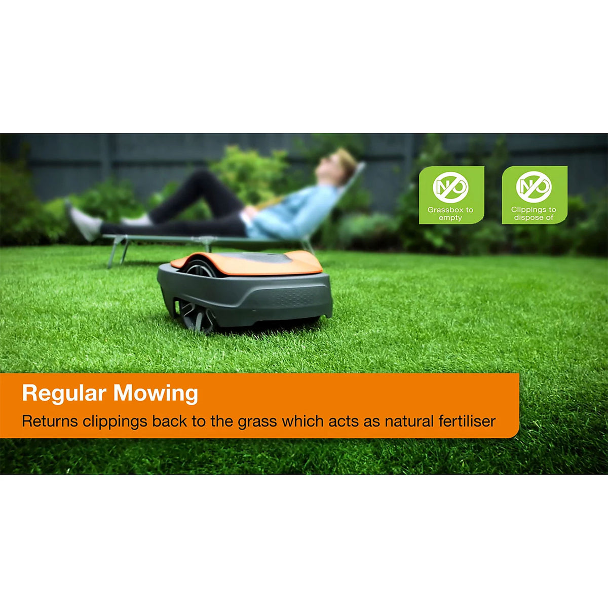 Flymo Robotic Lawn Mower EasiLife 800 18V 16cm App Controlled - Image 3