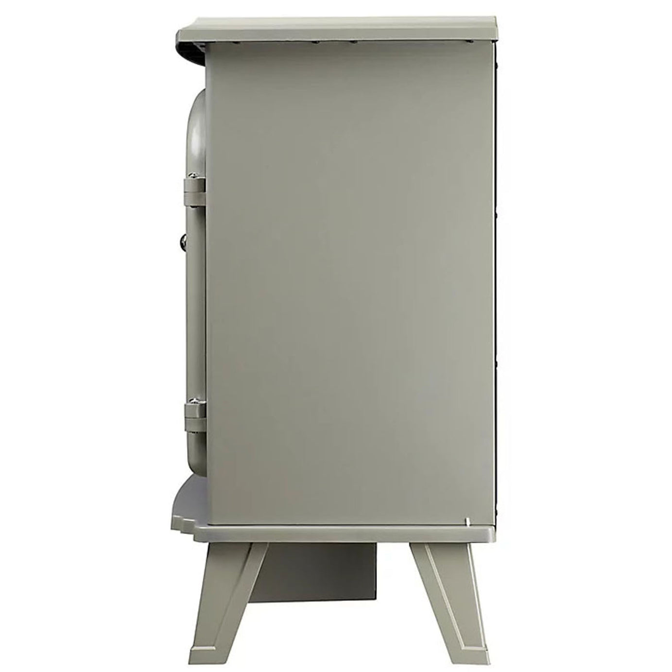 Focal Point Electric Stove Weybourne Matt Sage Grey Heater Log Effect 1.85kW - Image 5