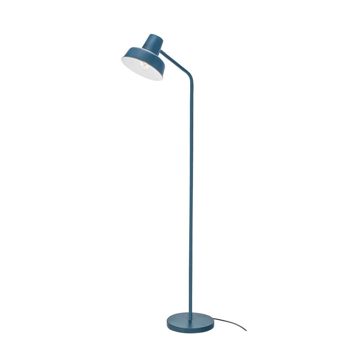 LED Floor Lamp Matt Blue Metal E27 Freestanding Living Room Bedroom Indoor - Image 2