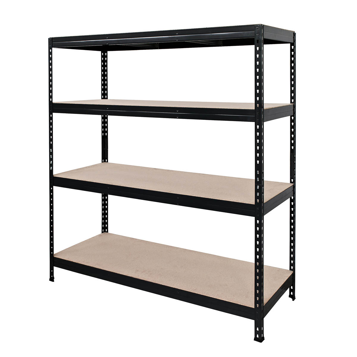 Garage Shelving Unit Storage System 4 Shelf HDF Steel (H)1800 (W)1656 (D)600mm - Image 1
