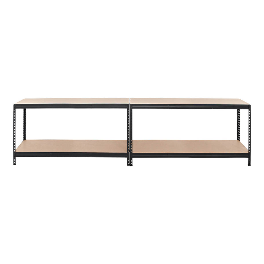 Garage Shelving Unit Storage System 4 Shelf HDF Steel (H)1800 (W)1656 (D)600mm - Image 3