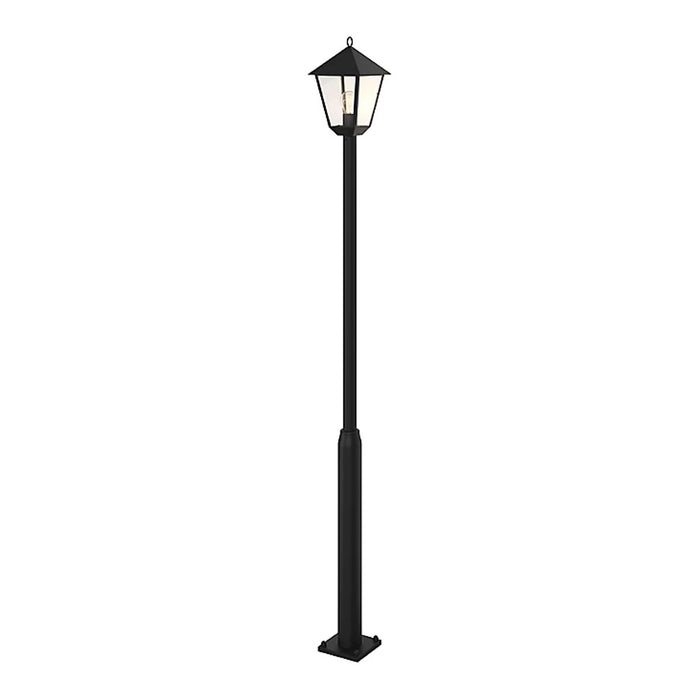 Outdoor Post Light Lantern Garden Traditional Black Tall Waterproof Patio 2M - Image 3