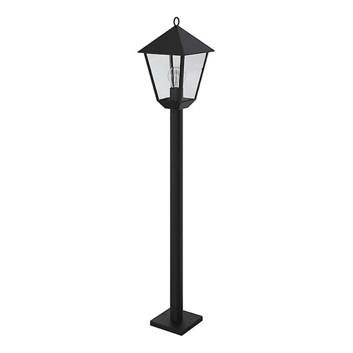 Post Light Outdoor Lantern Lamp Garden Patio Driveway Black Waterproof (H)1100mm - Image 1
