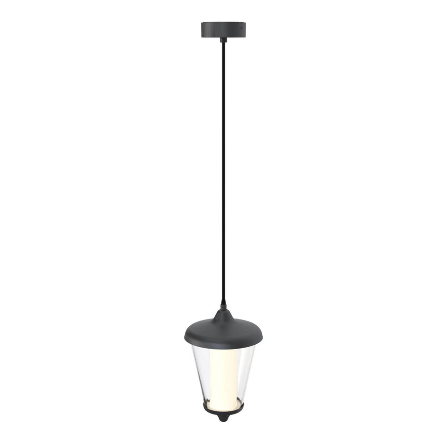 Outdoor Pendant Light Integrated LED Dark Grey Waterproof Contemporary - Image 3