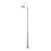 Outdoor Post Lantern Light 1 Lamp Glass Stainless Steel Mains Powered (H)2274mm - Image 3