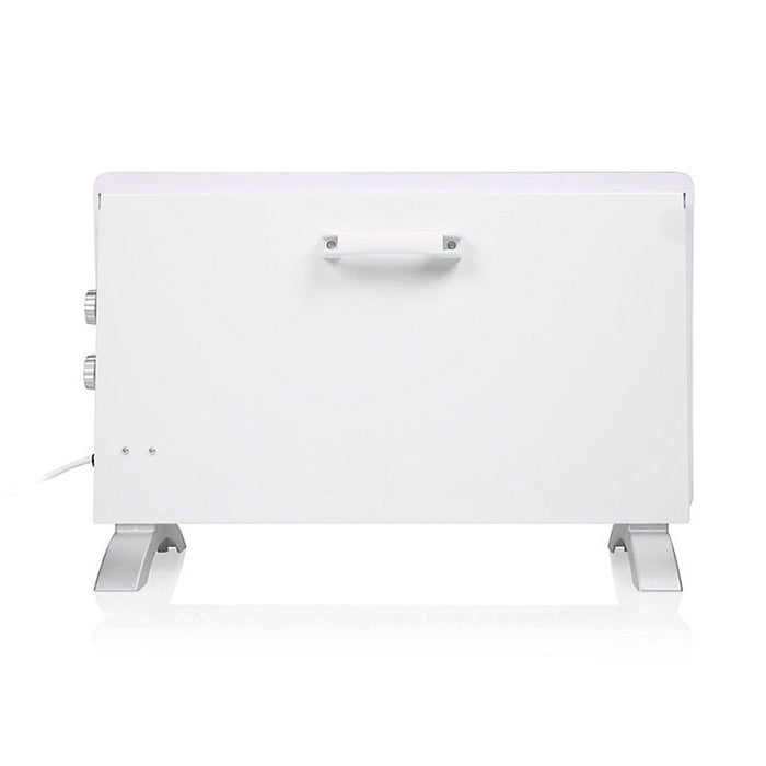 Electric Panel Heater Glass Freestanding White Adjustable Thermostat 1000W - Image 3