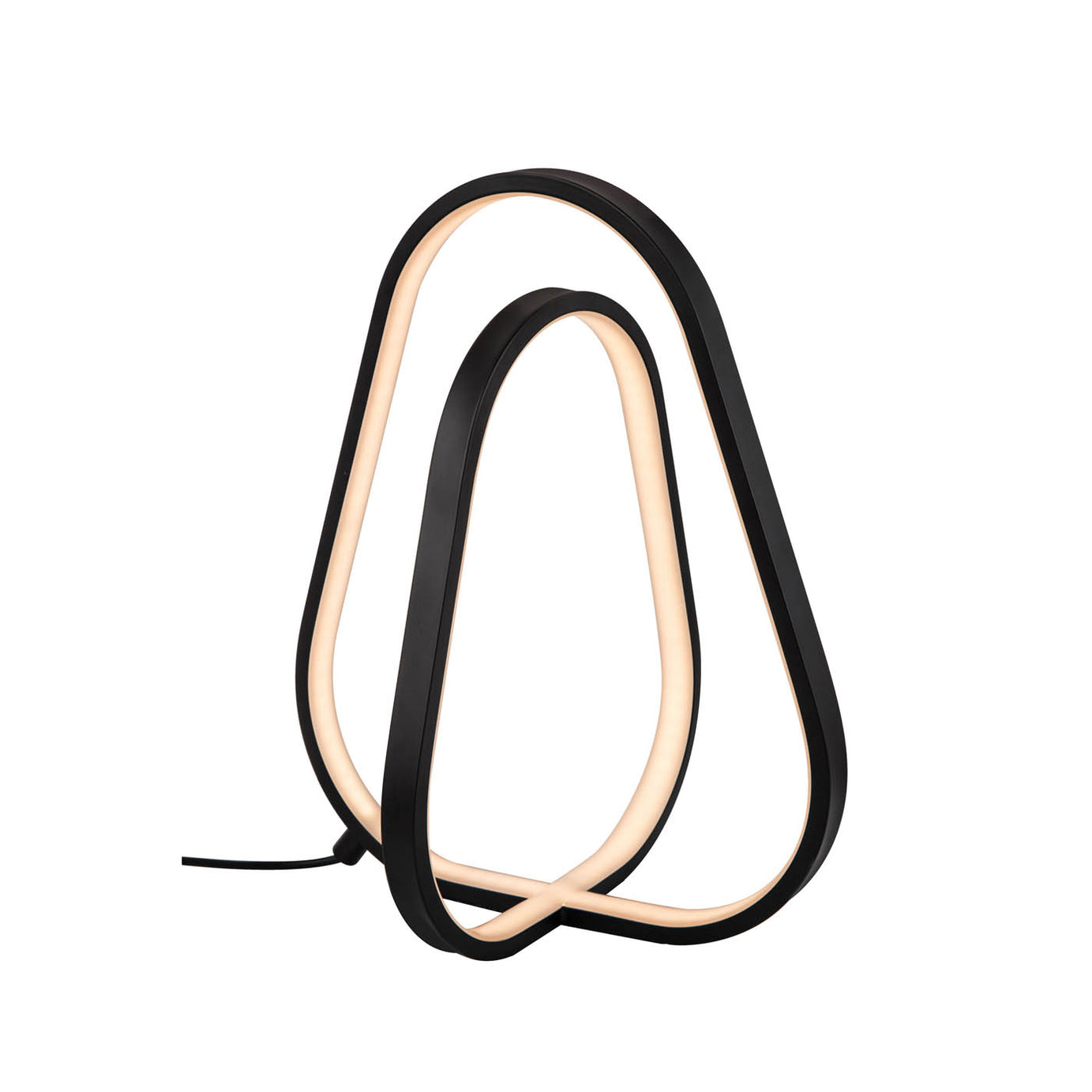 LED Table lamp Matt Black Modern Dimmable Twisted Stylish Livingroom Bedroom - Image 3